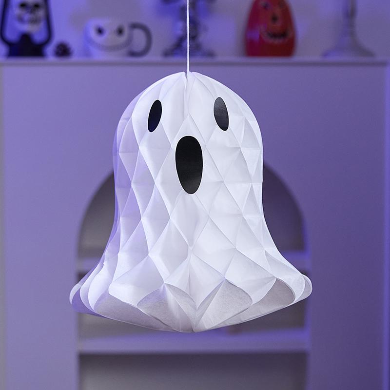Halloween Ghost Honeycomb Hanging Decoration for Party or Home