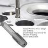 2PCS Engraved Size Marking Hand Tap M18 x 2.5mm / M20 x 2.5mm Straight Flute Tap  Automotive Repair