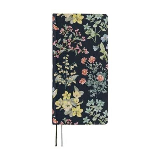Hobonichi Techo 2027 Weeks English Version LIBERTY FABRICS FLORAL REMEDY January Start Weekly Planner Left Slim Vertical