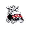 Danturn 925 Silber Charms Verhedderter Mickey Minnie Mulan Anhänger für Frauen Schmuckherstellung Armbänder Halskette