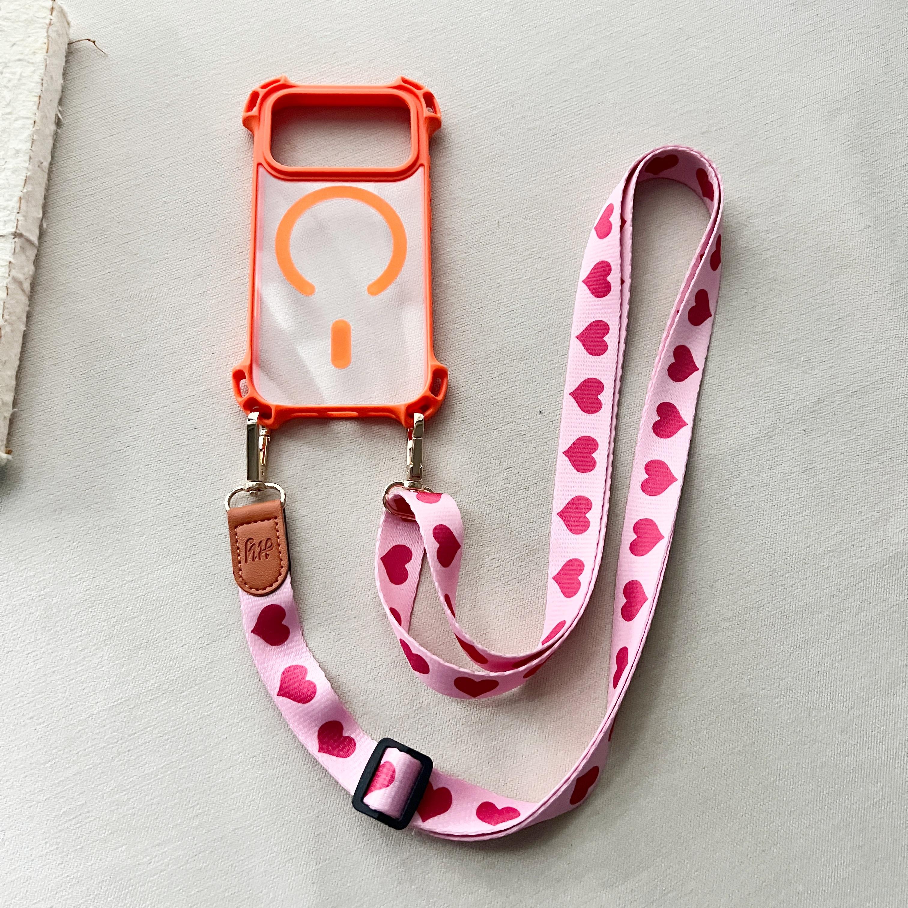

Adjustable Lanyard Phone Case For iPhone 17 Pro Max Strap 13 14 15 PLus Crossbody Long Lanyard 16 Pro Drop Protection Case Charm iPhone 15