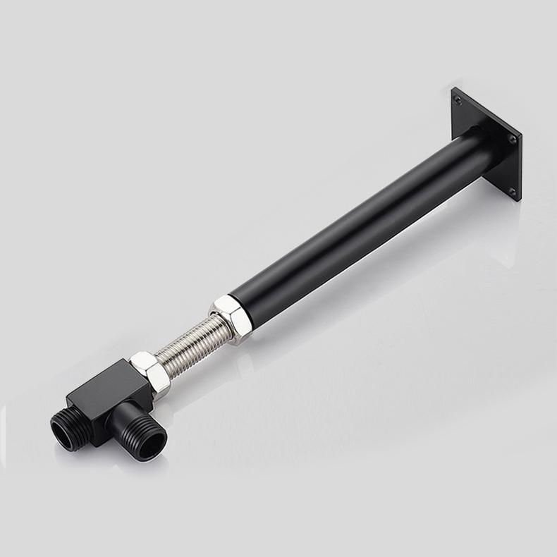 BAKALA  Black Stainless Steel Wall Mounted or Ceiling Mounted  Bathroom Shower Arm Shower Rod