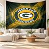 Green Bay Packers Wall Tapestry, Soft Fabric Wall Hanging, Decorative Backdrop For Bedroom Home Wall Art