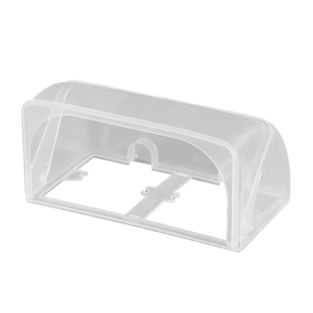 86 Type Bathroom Dual Socket Waterproof Protective Box Outdoor Electric Plug Rainproof Cover Self-Adhesive Socket Accessories