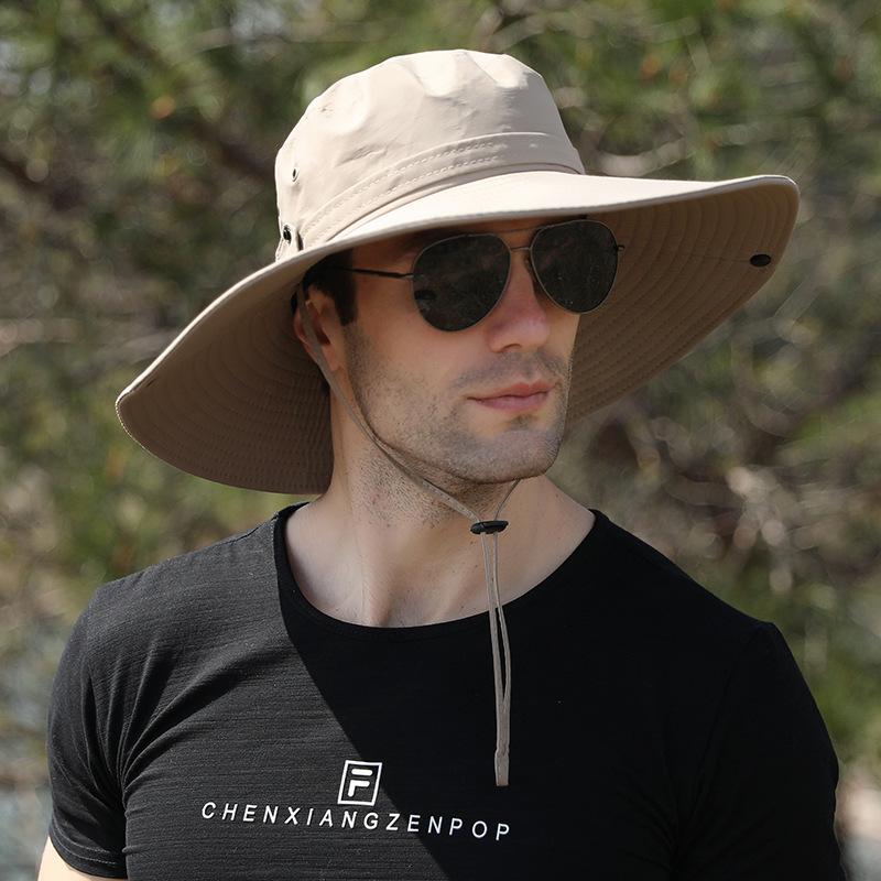 Hatt med brett Herrsommarhatt Utomhus Herr Casual Fiskarhatt Koreansk Utomhus Herr Casual Fiskarhatt