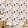 Indian wallpaper with bunnies and feathers for living room and bedroom 50x1000