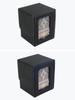 Patent Design PU Leather Game Card Box with Window, 100+ Capacity for Magic: The Gathering