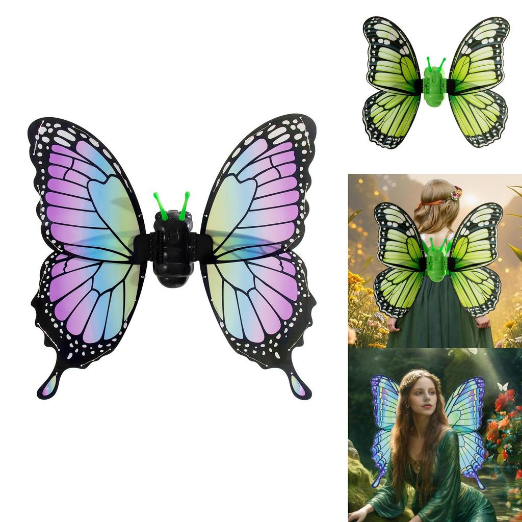 Butterfly Costume Wings With Pvc Material For Easter Party Performance And Child Dress Up