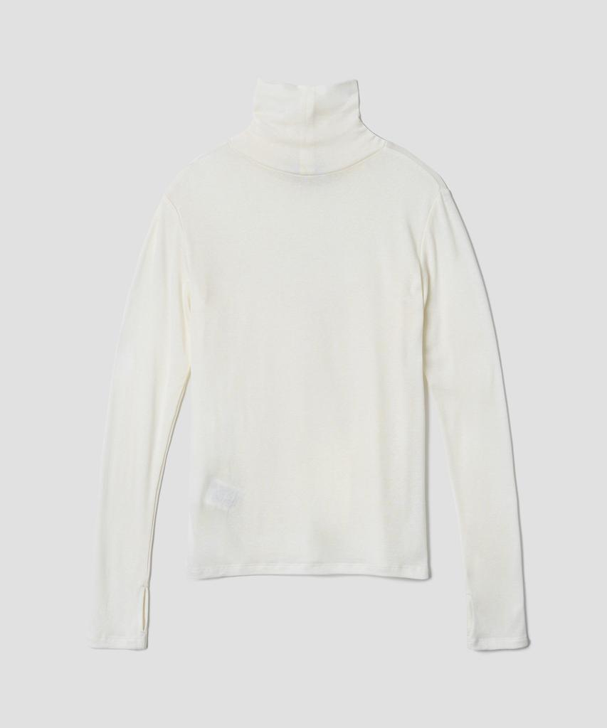 TTUDEMENT Basic Roll-Neck Pullover_Ivory