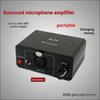 Dynamic Microphone Condenser Mic Amplifier M-20 Audio 48V Phantom Power Charging Black for Live Sound Card Speaker B