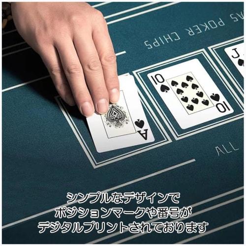 +Lsm Texas Hold'em Poker Mat, Digitally Printed Rubber Mat, 120x60cm (Deco Classic)