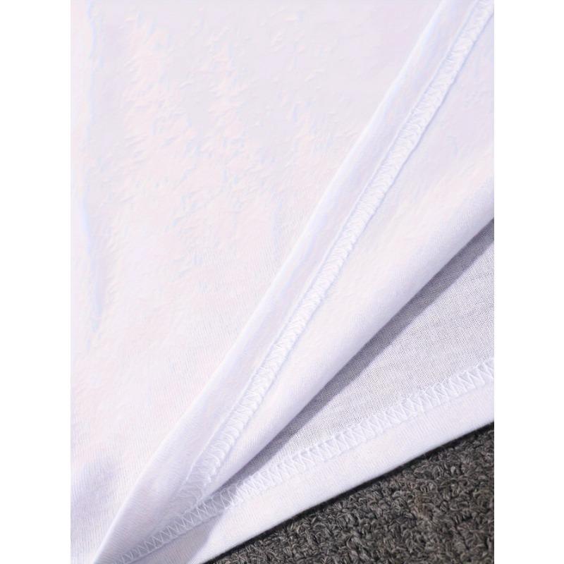 Europäische Größen Herren Kurzarm T-Shirt mit Aufdruck für den Sommer im Freien