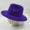 Rhinestone and Pearl Fedoras Jazz Hats for Men and Women Red Matching Black Diamond Fedoras Stage Banquet Cap 2022 Wholesale