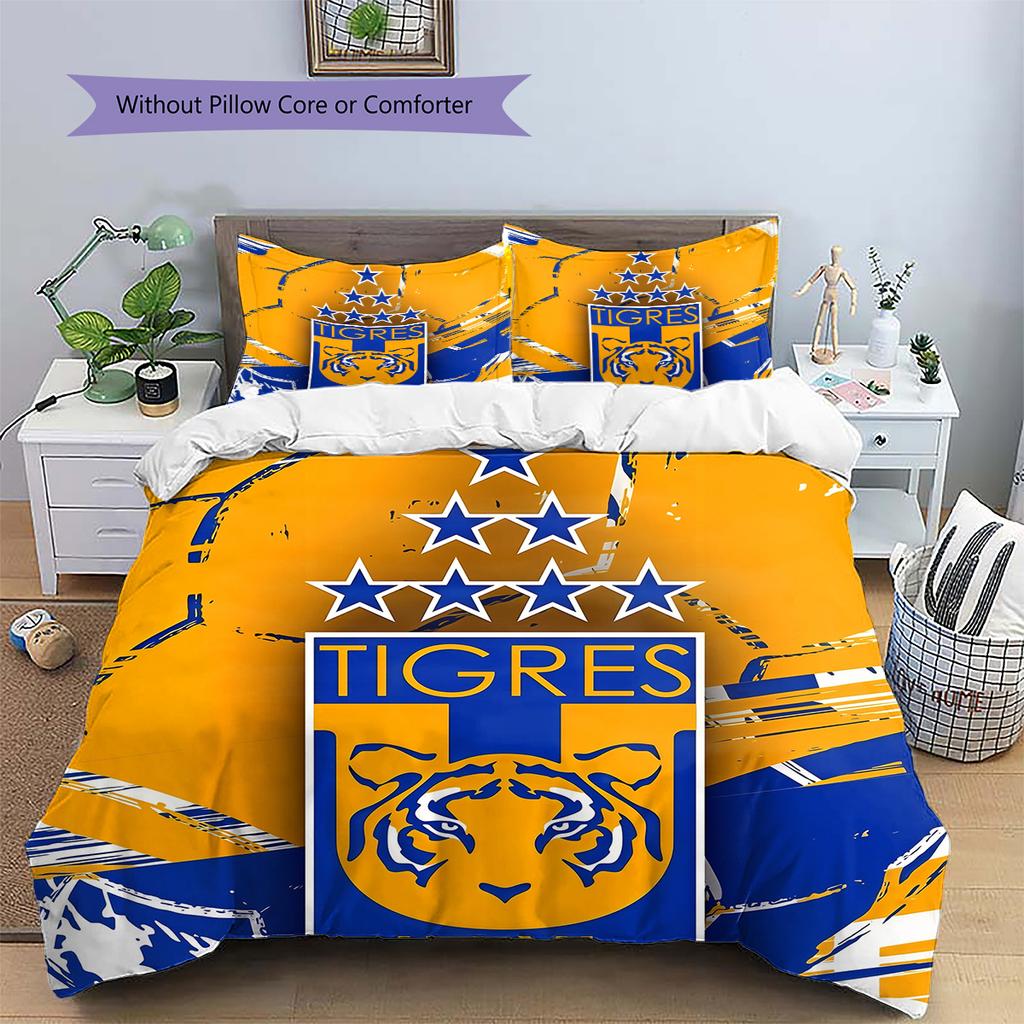 Club León  Pattern Bedding Quilt Set  Home Decoration  Gift (1 * duvet cover + 2 * pillowcase  without core)