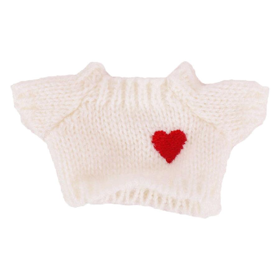 Nur Kleidung eine Blindbox der zweiten Generation Labubu Waifu Plüsch Emaille Gesicht Puppenanhänger Labubu sitz sitz pie