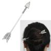Metallpfeil Haarstab Retro Haargabel Haarschmuck für Damen und Mädchen