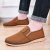 Old Beijing Cloth Shoes Men's Middle-aged and Old Pedal Soft-soled Cloth Shoes Elastic Buckle Men's Father Driving Shoes