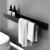 AB34-Wall Mounted Shelf Stainless Steel Bathroom Organizer Towel Rack No Drill For Toilet Bathroom Vanity Storage