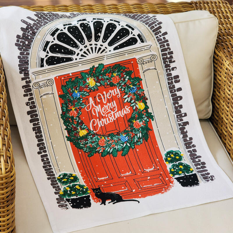 Reese s Cotton Tea Towel Home Cafe Kitchen Cross Cotton Towel - Reese