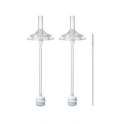 Hi-Vee Double Heart Gromimi U-Piece Compatible 2-Stage Replacement Straw Set 2P, 1 Set