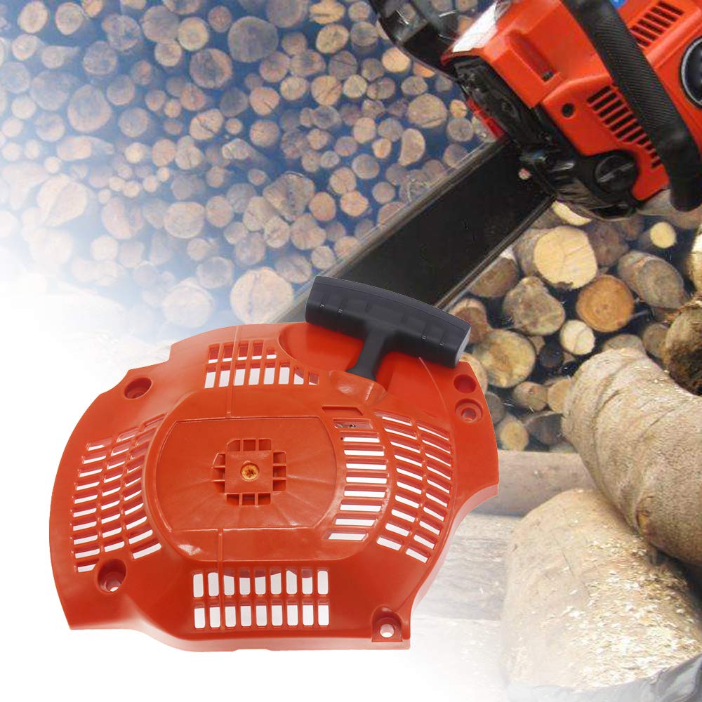 QHALEN Pull Recoil Starter Assembly with 2 Meter Pull Cord for Husqvarna 450 445 Chainsaws, Part Numbers 544071604 and 544071602