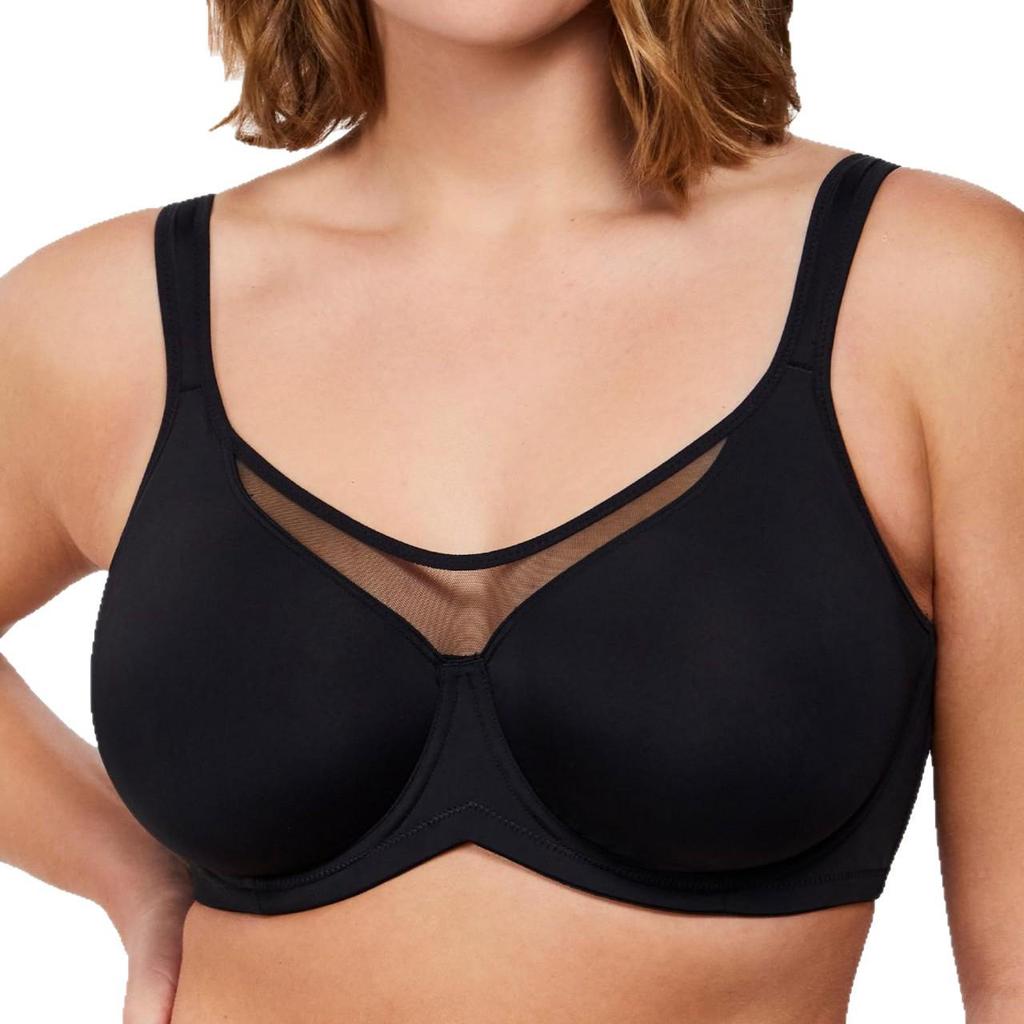 Bügel BH ohne Polsterung in Übergröße - Europäischer und Amerikanischer Full-Coverage Minimizing BH