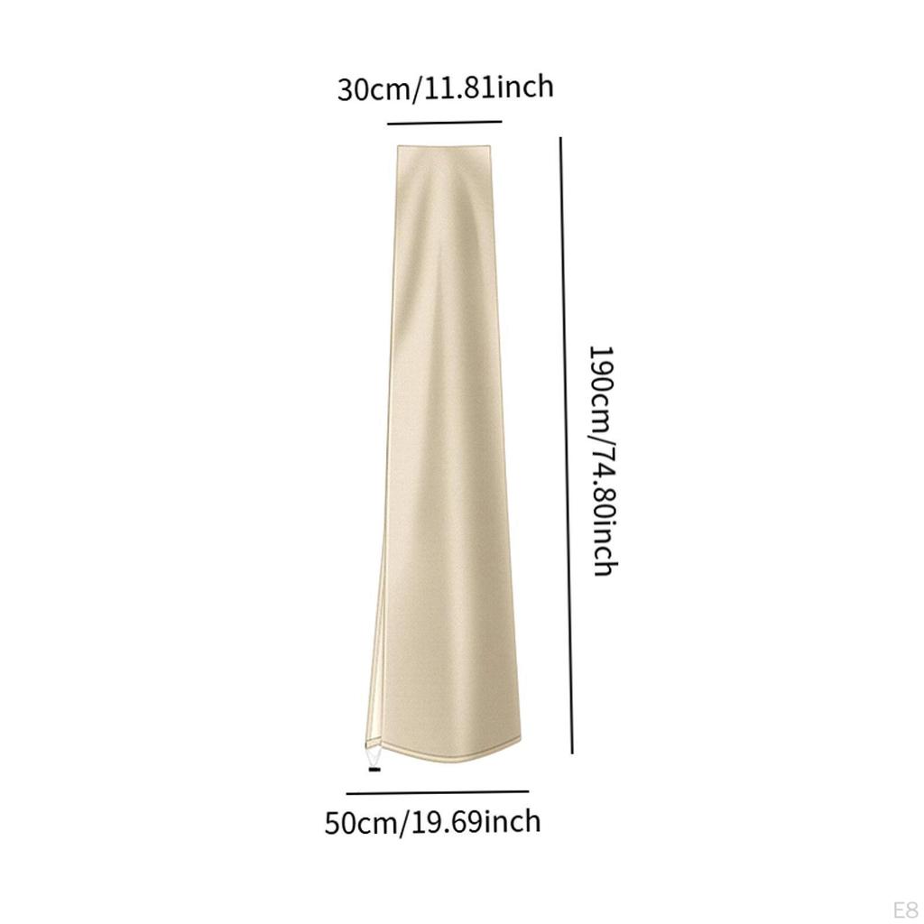 Garden Parasol Cover Market Umbrella Windproof Furniture Protection Oxford Cloth Heavy Duty
