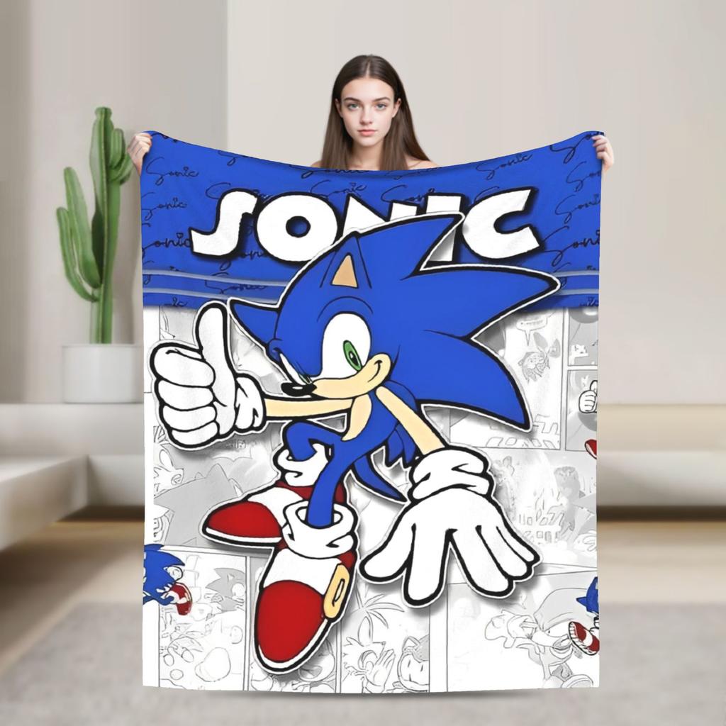 The Hedgehog Shadow X - Shadow's Path Vintage Blanket Flannel Vintage Warm Throw Blankets for Bedspread Autumn/Winter