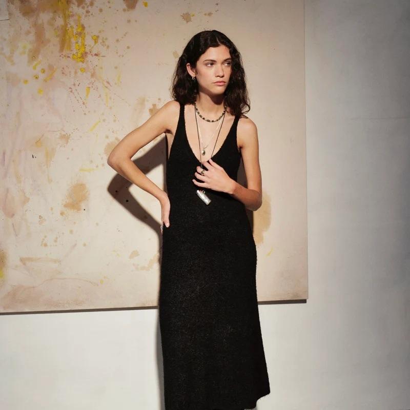 Tide Exaggerated Heavy Industry Old Pleated Lighter Shape Inlaid Emerald Pendant Long Chain Niche Woven Rope Necklace