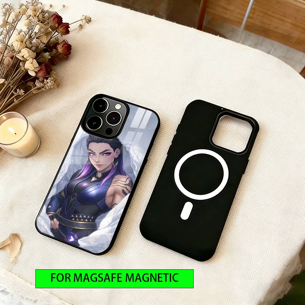 Reyna Valorant Handyhülle Für iPhone17,16,15,14,13,12,11 Plus,Pro Magnetisch mit Magsafe Kabelloses Laden