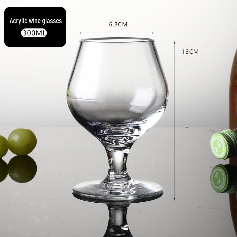 Transparent Plastic Wine & Champagne Glass Set