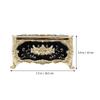 Gold Edge Tissue Box Home Storage European Style Case Rose Pattern Holder Abs Plastic Kitchen Ganization Boxes