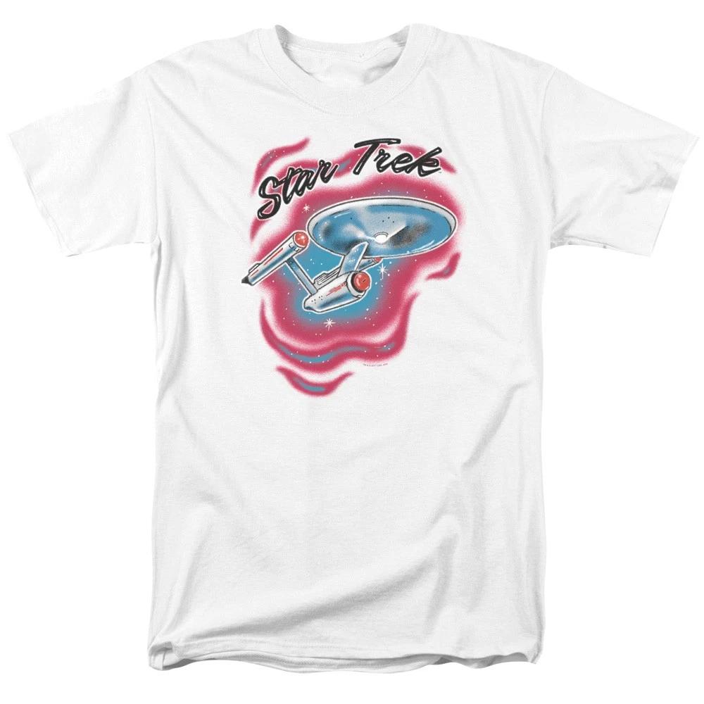 Star Trek - Trek Airbrush - Unisex Short Sleeve Children s T-shirt - White 100