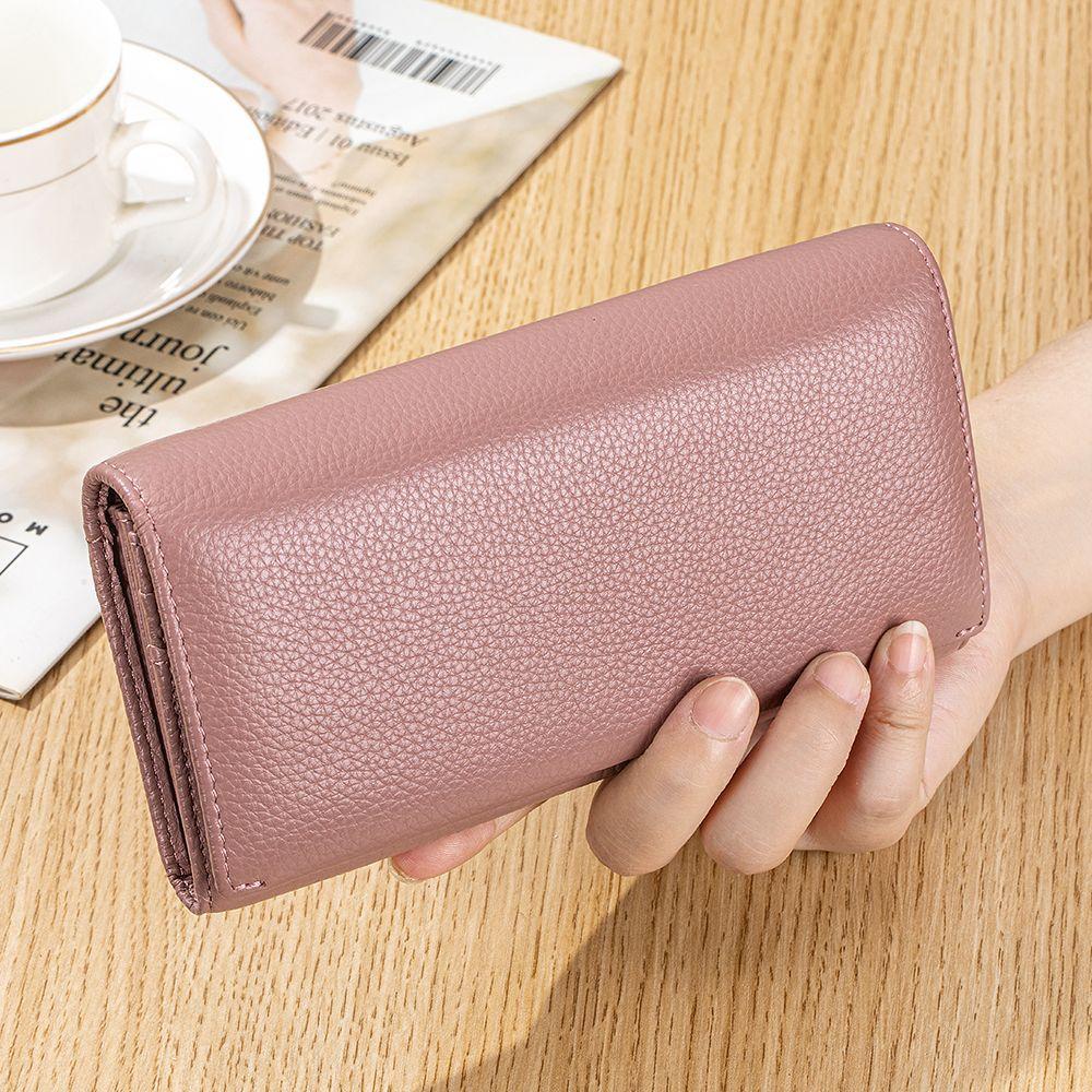 Neues Damen-Langportemonnaie Große Kapazität Klassisches Portemonnaie Tragbare Handytasche Multifunktionale Clutch-Tasche