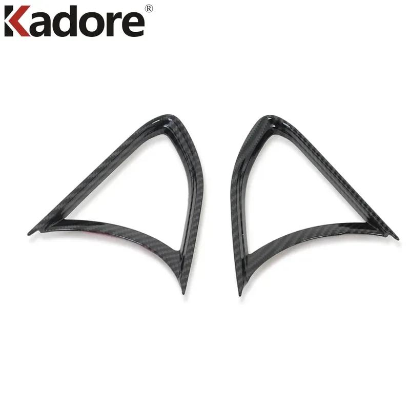 For Mazda 3 Axela - 2024 2025 Carbon Fiber Car Front Side Air Condition Vent Outlet Cover Trim Interior Accessories