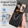 Pouzdro s kroužkem pro telefon MOTO Razr 70 Ultra 60 50 2026 2026 2026 Razr70 5G Razr60 Razr50 Kožený kryt Funda Capa Pouzdra