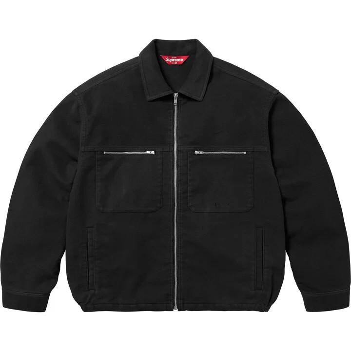 Supreme Moleskin Work Jacket Black