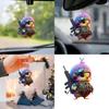 Cute Cartoon Battle Little Yellow Chicken Pattern Pendant For Auto Interior Accessories