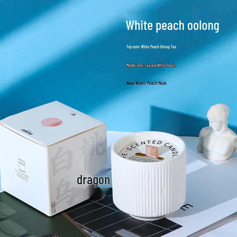 Romantic Ceramic Cup Aromatherapy Candle with Hidden Message - Soy Wax, Smokeless, Low Temperature Fragrance for Home Décor and Birthday Souvenir.