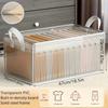 5pcs Space-Saving Foldable Clothes Organizer Set - Washable Storage Boxes for Pants & T-Shirts with Layered Design