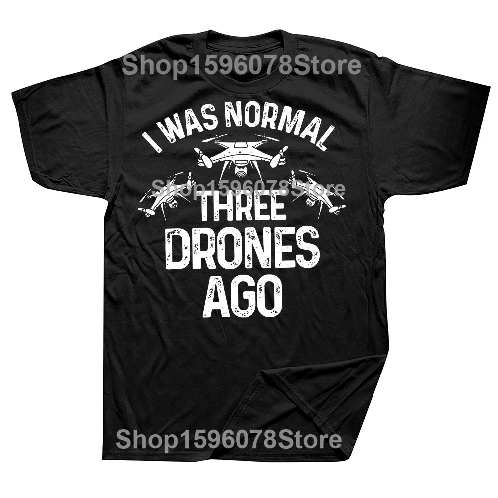 Funny Drone Pilot Quadcopter Flying Expert 100 Cotton Tshirts Men Fashion Casual Tshirt Loose Oversized Streetwear T Shirt