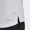 Adidas Logo Print Sports Tennis Polo Shirt Men Tops White HT7182