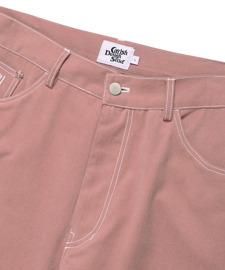 CAVISH Cotton Stud Pants Pink(Cv2Dfupa06A)