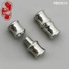 S925 Sterling Silver Pearl Screw Clasp Round Connector Necklace Accessory