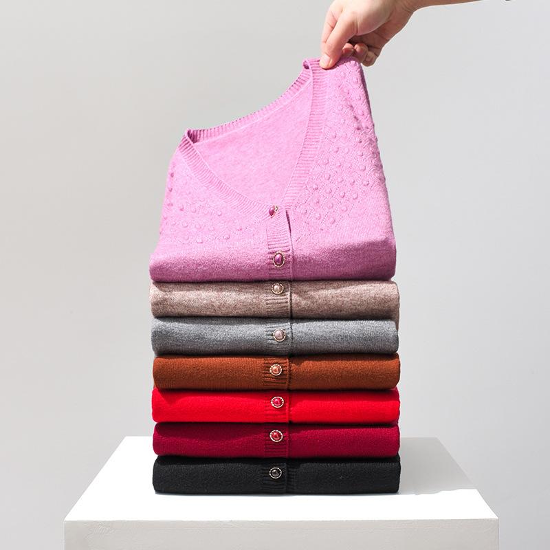 Plus-size Spring and Autumn 2024 New Women's Thin Coat Comfortable Casual Fashion Loose V-Collar Coat Women's Coat