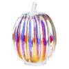 Glass Pumpkin Light Battery Operated LED Pumpkin Lantern Fall Lighted Pumpkin Table Centerpiece for Halloween Thanksgiving Home Decor
