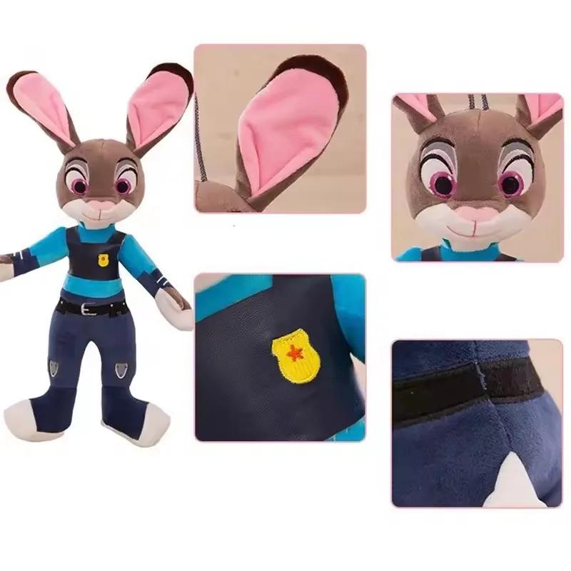 40Cm Kawaii Zootopia Nick Wilde Judy Hopps Plush Doll Plaything Anime Latest Sofa Room Decoration Children'S Birthday Present