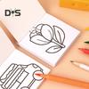 Kids Doodle Book Kids 5 Themes 50 Pictures Stimulate Imagination Portable Mini Graffiti Book with Simple Patterns