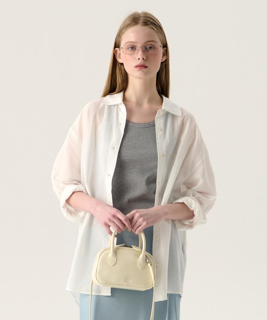 Ttudement Sorbet Mini Tote Bag White