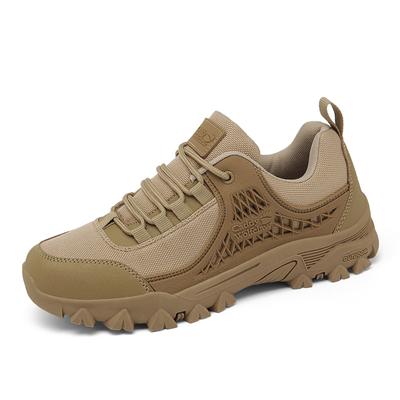 Fashion Men Hiking Shoes Lace Up Oxfords Outdoor Motocycle Boots Wear-resistant Breathable Climbing Trekking Hunting Mountain Shoes Men